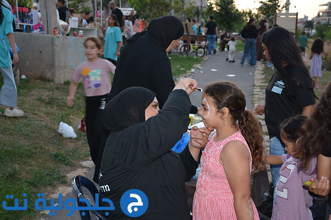 فعاليات باحضان الطبيعة في وادي قانا في جلجولية